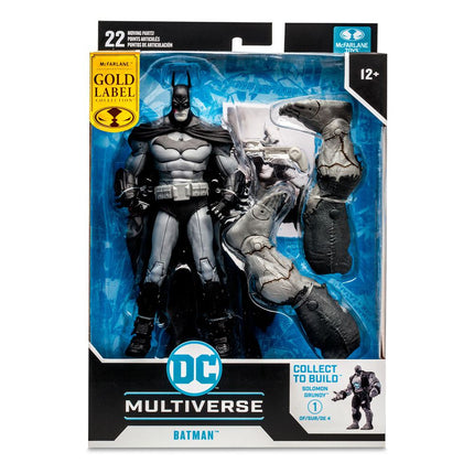 Batman Gold Label (Batman: Arkham City) DC Multiverse Gaming Build A Action Figure 18 cm - SolomonGundry BW
