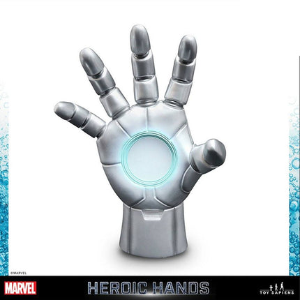 Marvel Heroic Hands naturalnej wielkości statua #2C Iron Man Grey Armor 23 cm